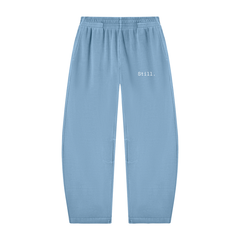 STILL. Vintage Wash Barrel Leg Sweatpants — washed cotton barrel leg sweatpants