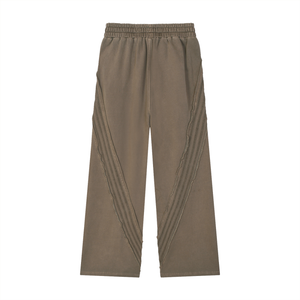 Snow Washed Tape Raw Edge Sweatpants image 7