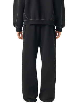 Contrast-Stitched Fleece Sweatpants image 5
