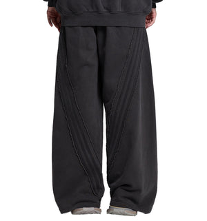 Snow Washed Tape Raw Edge Sweatpants image 1