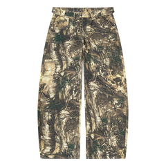 STILL. Men's Tree Camo Barrel Leg Pants in Brown Tree Camo