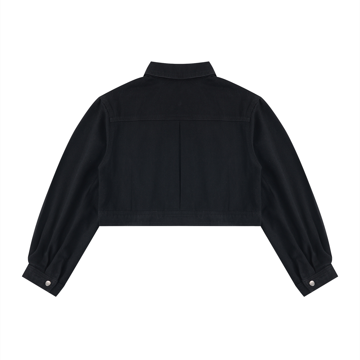STILL. Women's Crop Denim Jacket — heavyweight cotton crop denim jacket