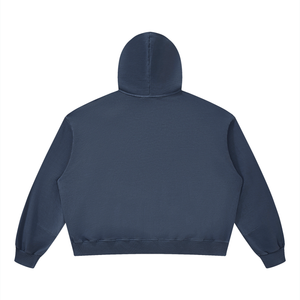 STILL. Boxy Vintage Wash Hoodie — garment-washed cotton hoodie