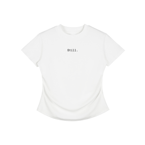 Vintage Washed Bodycon Cotton T-Shirt image 4