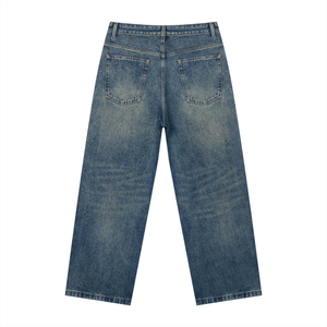 STILL. Men's Vintage Wash Straight Leg Jeans, additional view