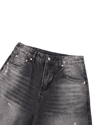 STILL. Men's Vintage Wash Denim Shorts, additional view