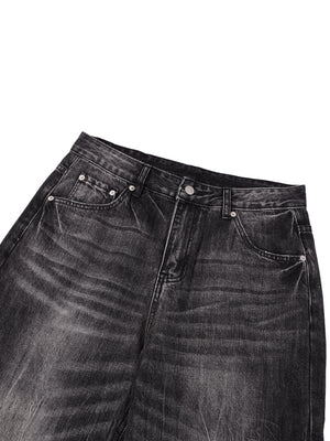 STILL. Men's Vintage Wash Wide Leg Jeans, additional view