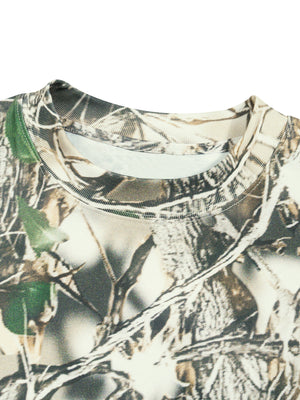 STILL. Unisex Tree Camo Boxy T-Shirt, additional view