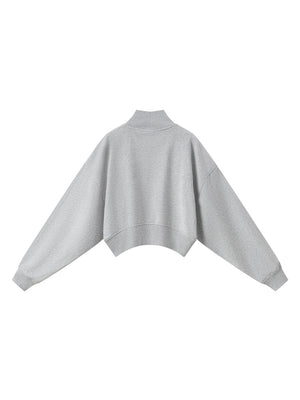 STILL. Women's Crop Mock Neck Sweatshirt, additional view
