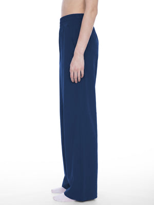 STILL. Women's High Waisted Wide Leg Yoga Pants, worn by a model