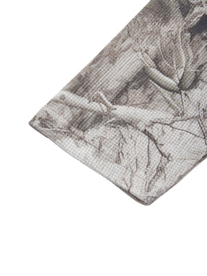 STILL. Unisex Tree Camo Waffle Long Sleeve T-Shirt, additional view