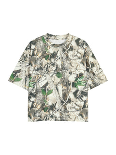 STILL. Unisex Tree Camo Boxy T-Shirt in Tree Camo