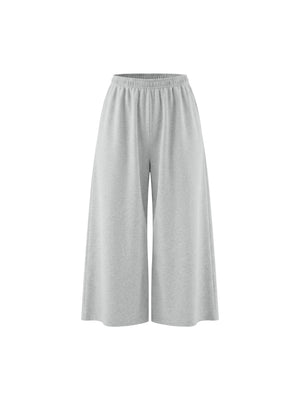 STILL. Women's Raw Edge Wide Leg Sweatpants, additional view