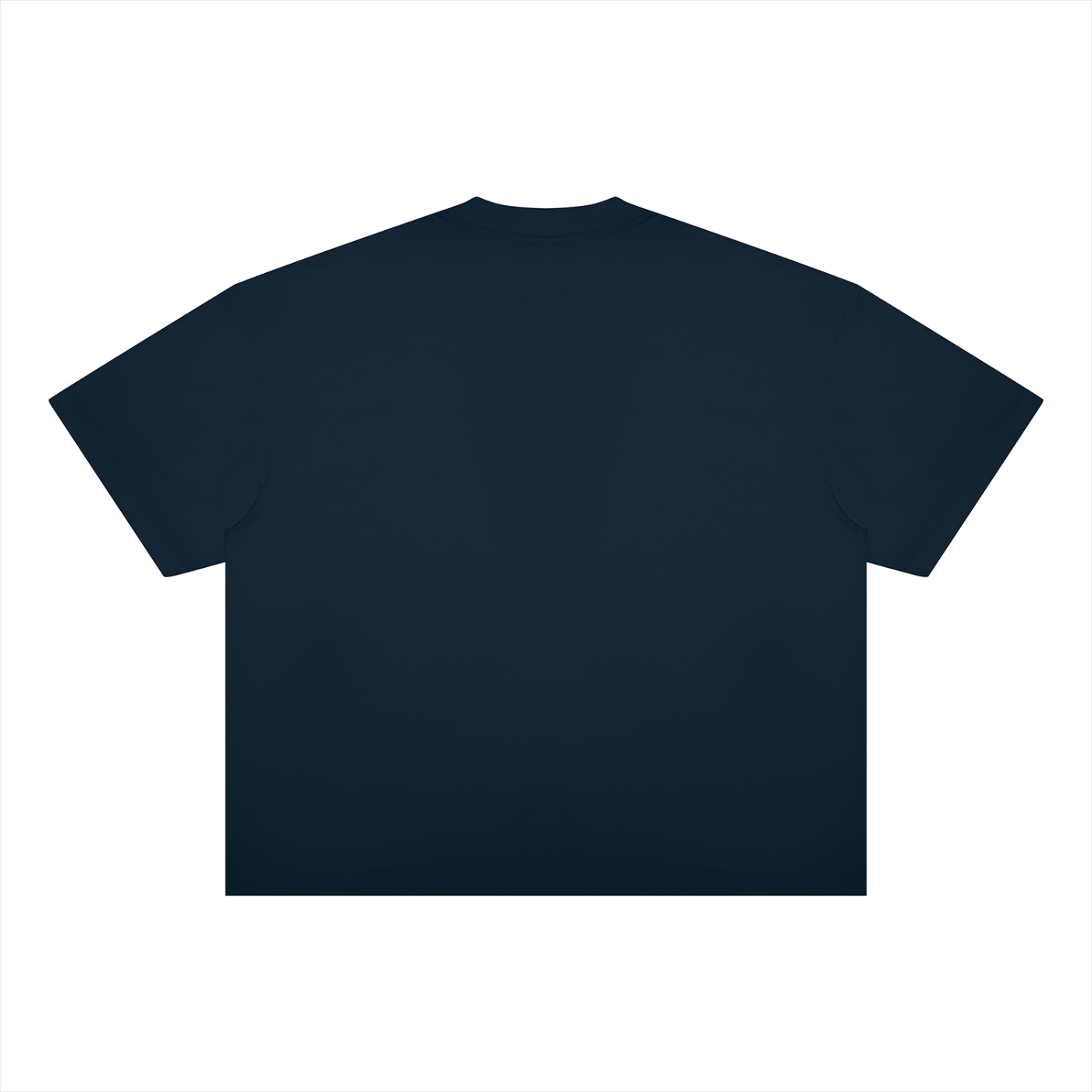STILL. Boxy Drop Shoulder T-Shirt — midweight cotton-blend boxy tee