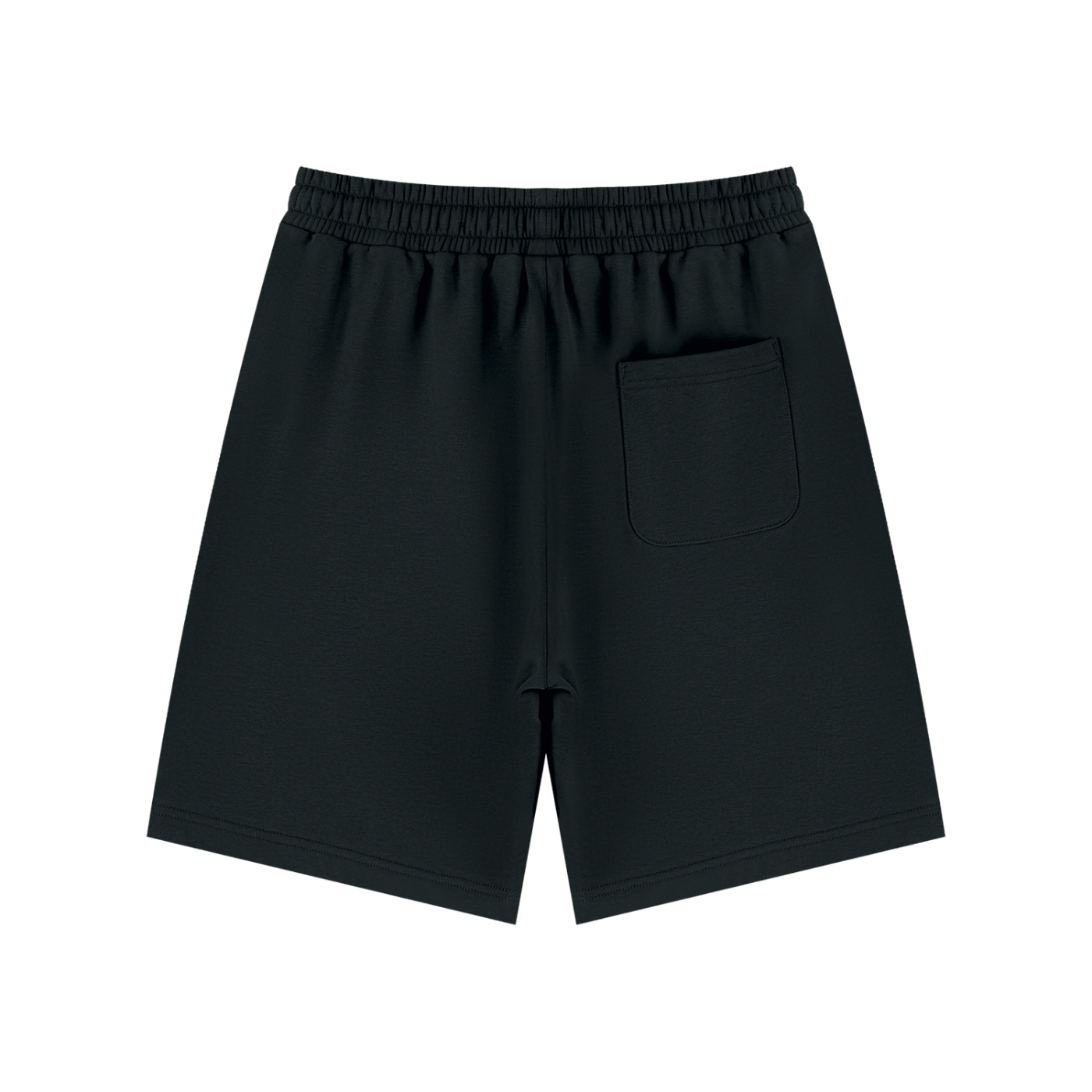 STILL. Drawstring Shorts — relaxed cotton-blend shorts with drawstring elastic waist