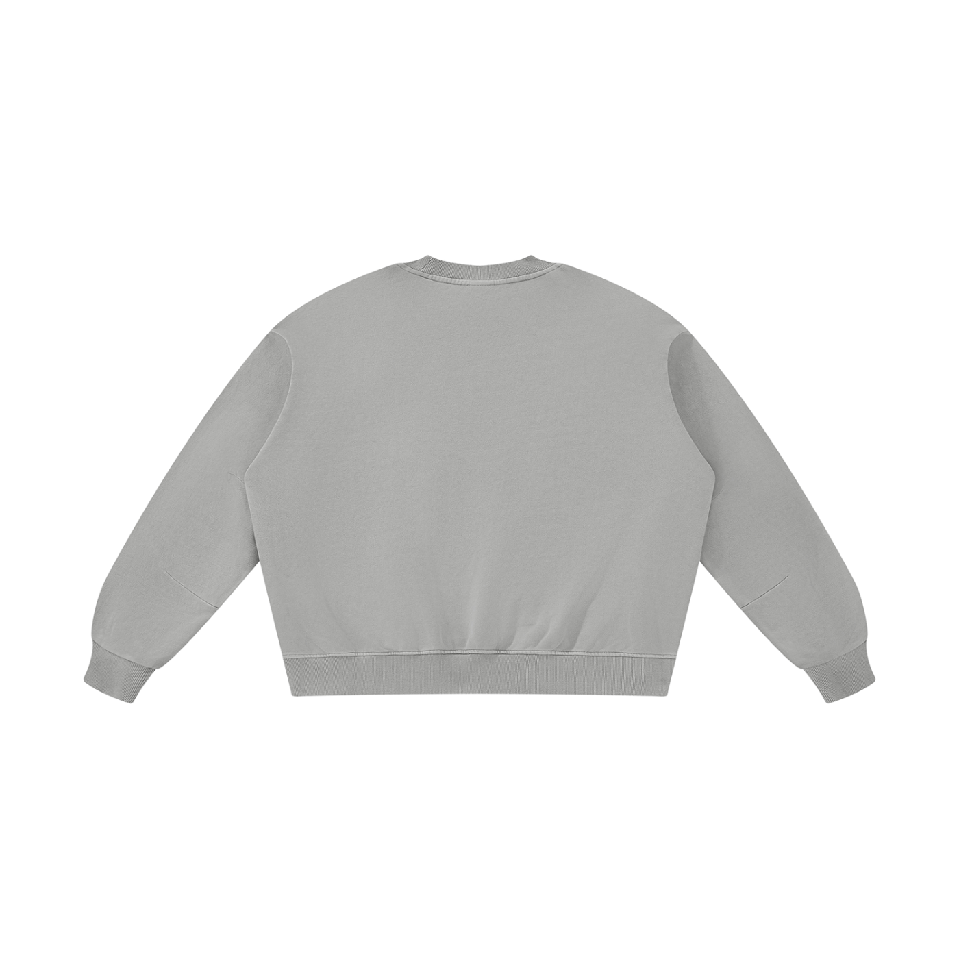 STILL. Boxy Vintage Wash Sweatshirt — garment-washed cotton crewneck