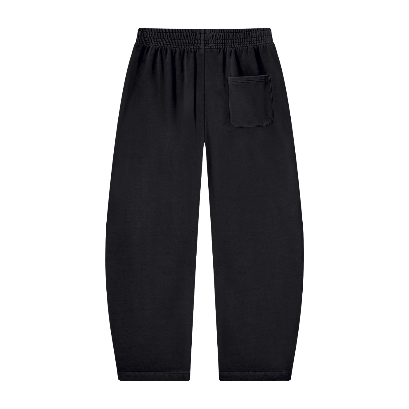 STILL. Vintage Wash Barrel Leg Sweatpants — washed cotton barrel leg sweatpants