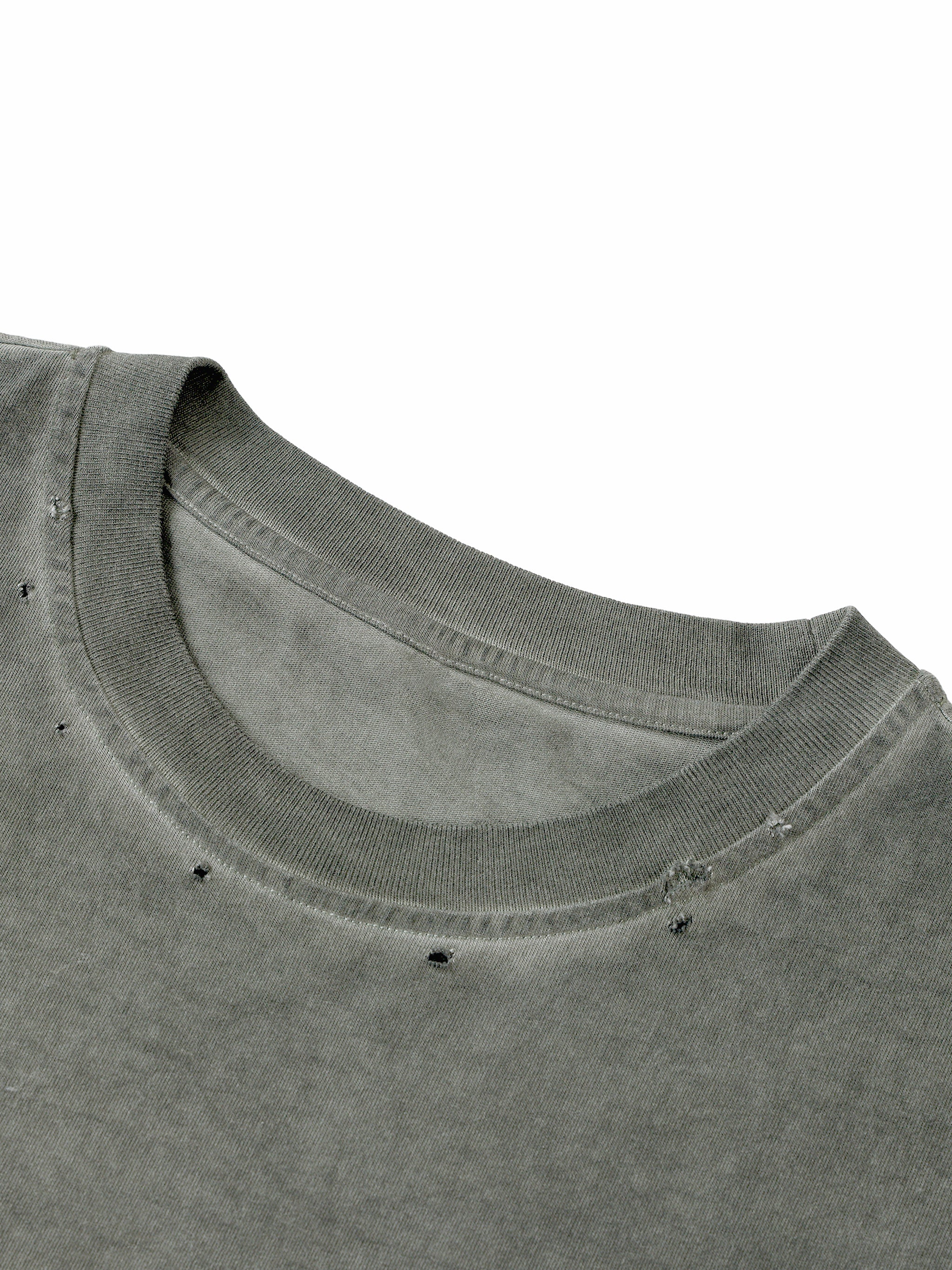 Distressed Grommet Eyelet Tank Top image 1