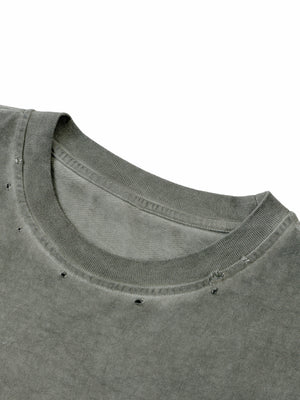 Distressed Grommet Eyelet Tank Top image 1