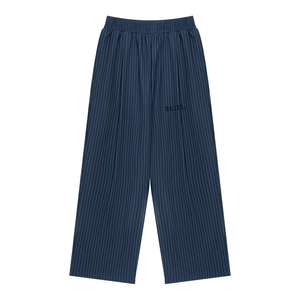 STILL. Striped Pleated Pants — lightweight striped trousers