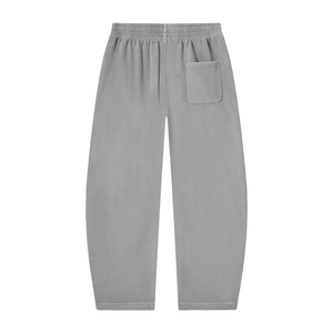 STILL. Vintage Wash Barrel Leg Sweatpants — washed cotton barrel leg sweatpants