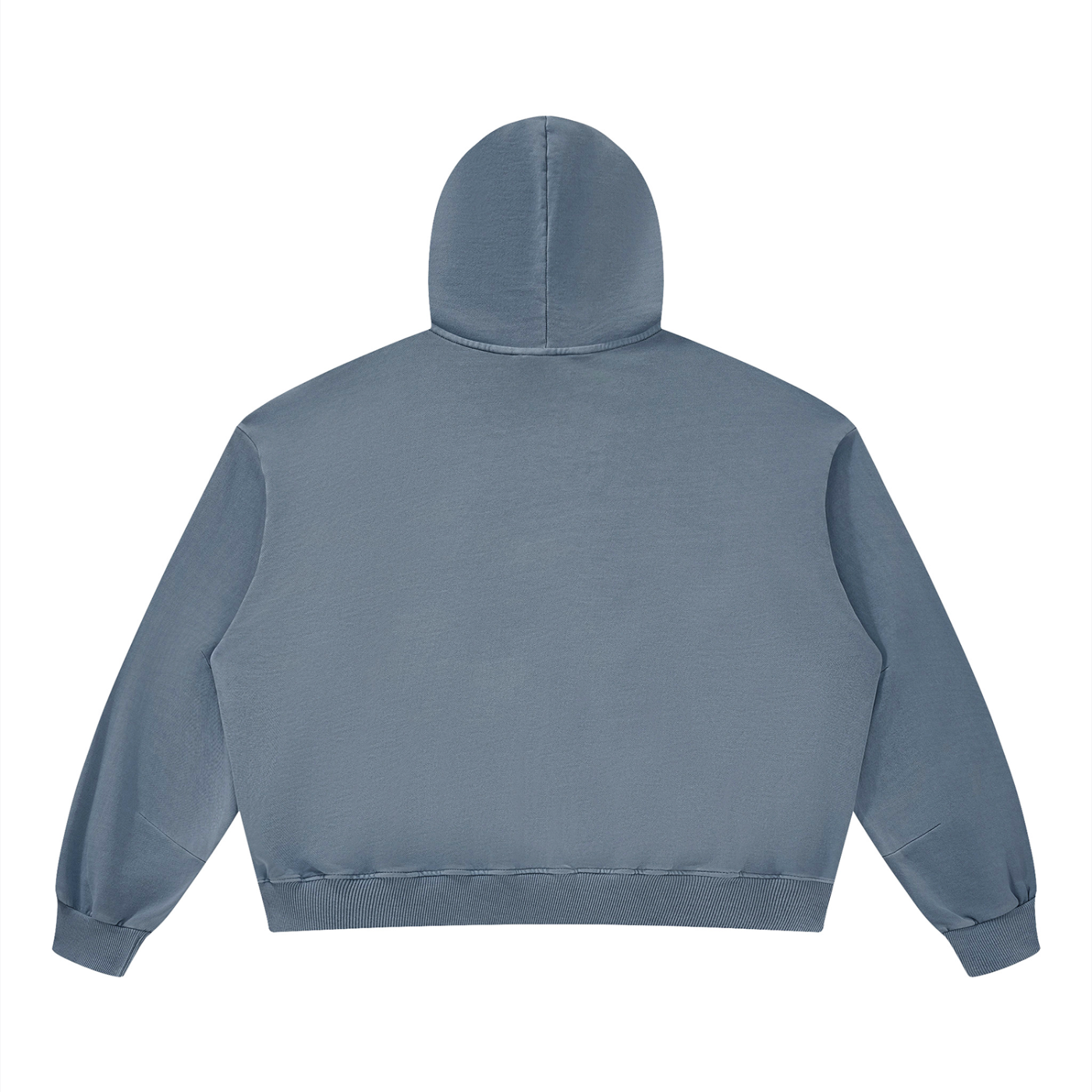 STILL. Boxy Vintage Wash Hoodie — garment-washed cotton hoodie