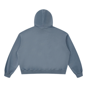 STILL. Boxy Vintage Wash Hoodie — garment-washed cotton hoodie