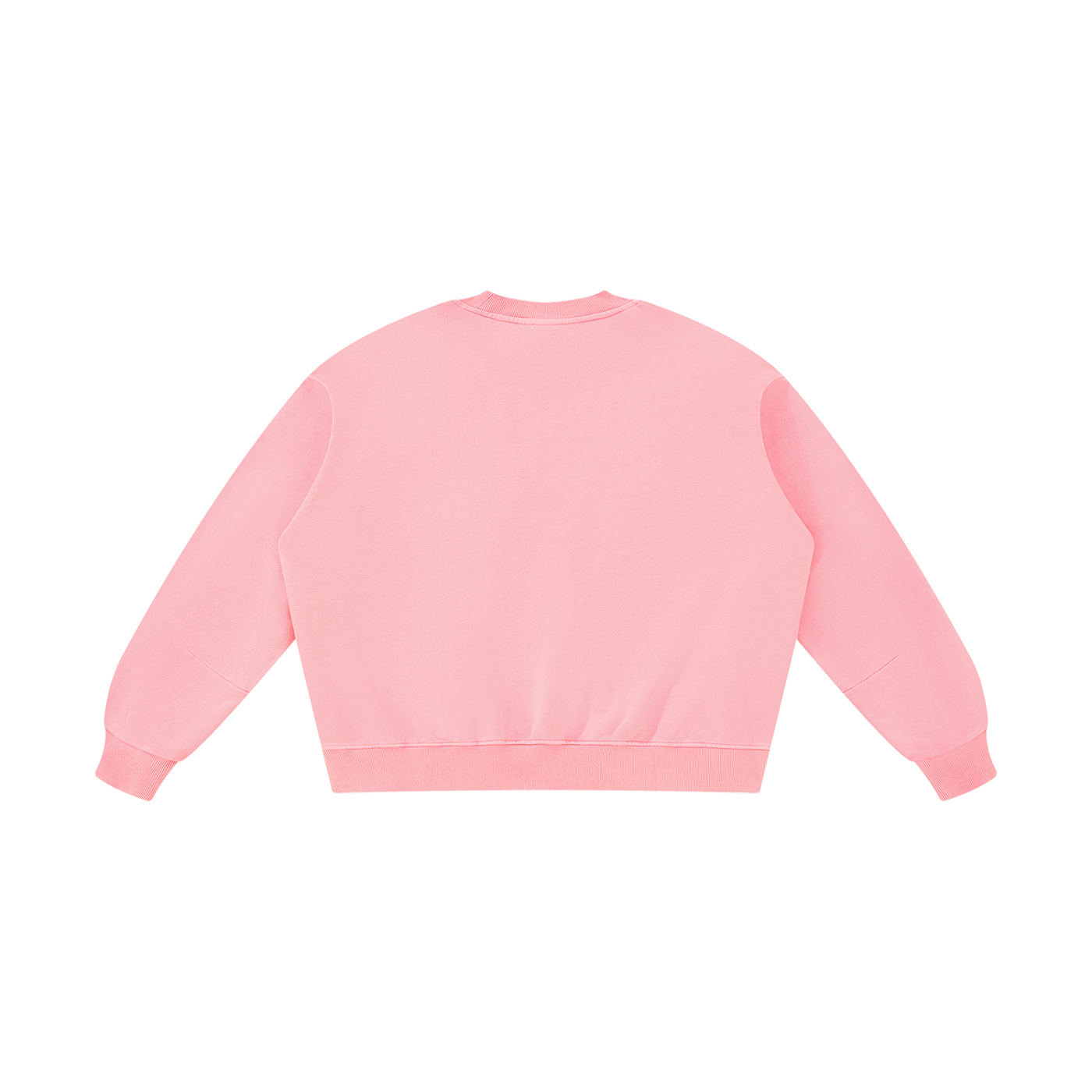 STILL. Boxy Vintage Wash Sweatshirt — garment-washed cotton crewneck