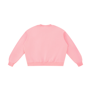 STILL. Boxy Vintage Wash Sweatshirt — garment-washed cotton crewneck