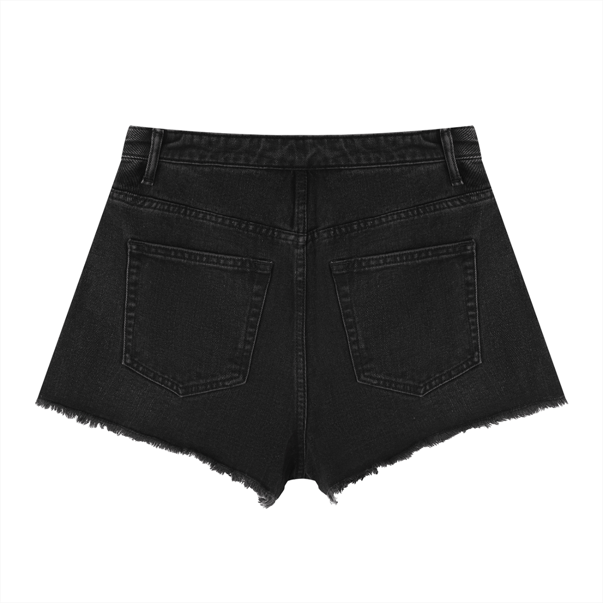 STILL. Women's High Rise Denim Shorts, additional view