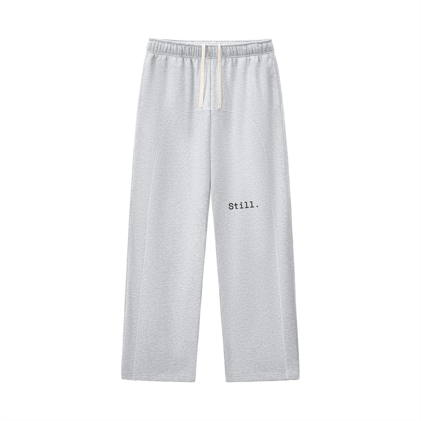 Contrast-Stitched Fleece Sweatpants image 2