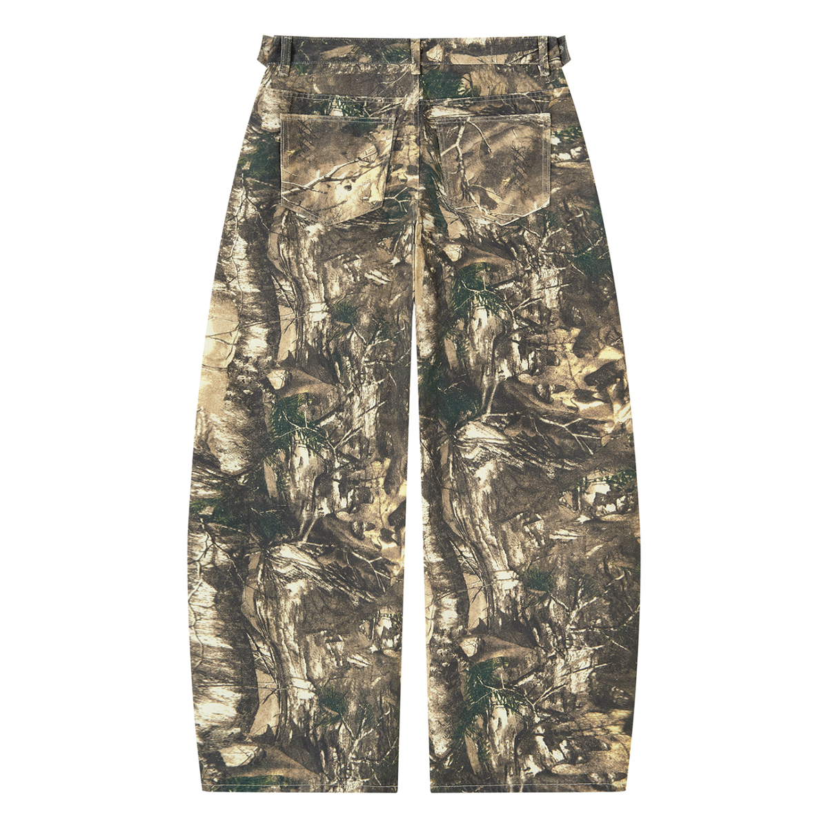 STILL. Men's Tree Camo Barrel Leg Pants, additional view