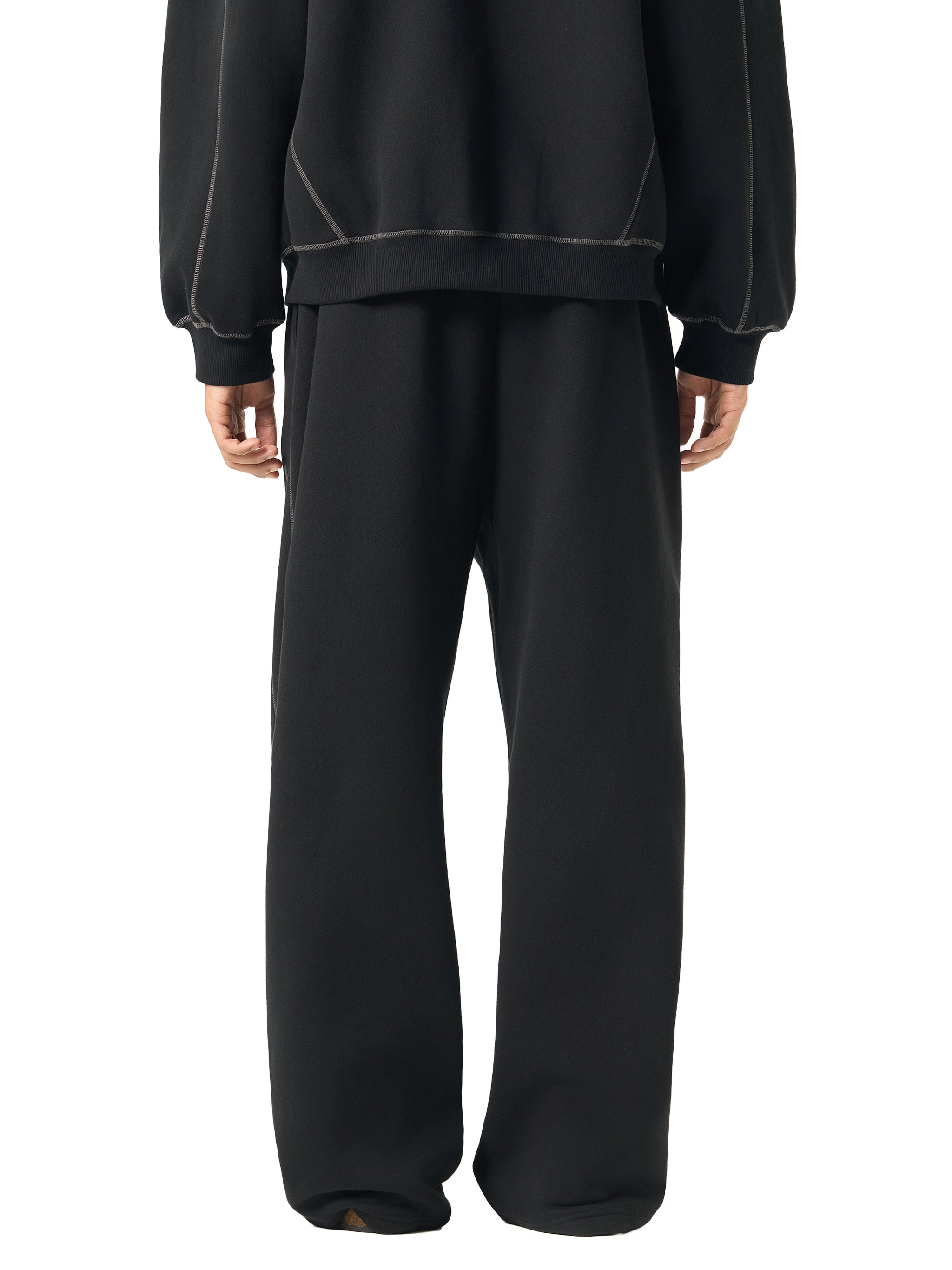 Contrast-Stitched Fleece Sweatpants image 5