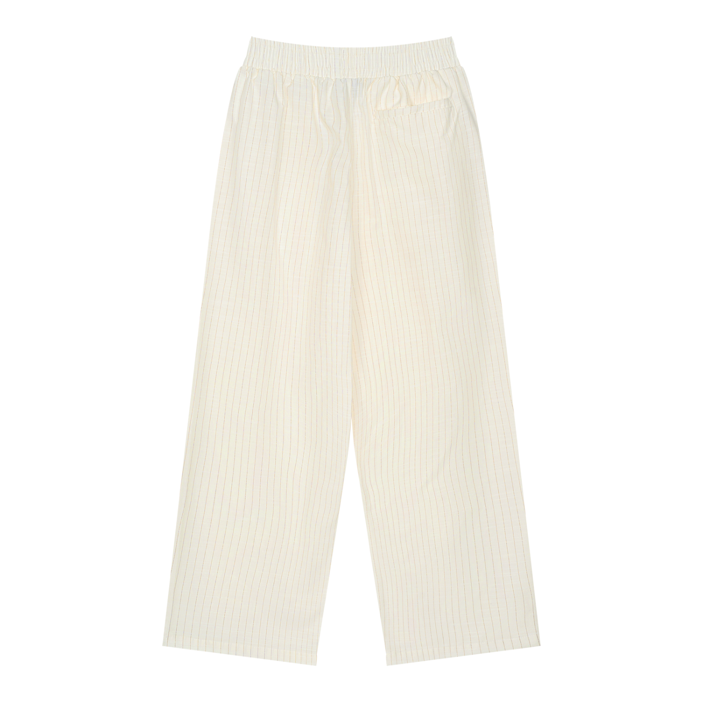 STILL. Striped Pleated Pants — lightweight striped trousers