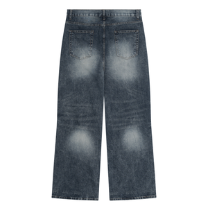STILL. Men's Knee Fade Straight Leg Jeans, additional view