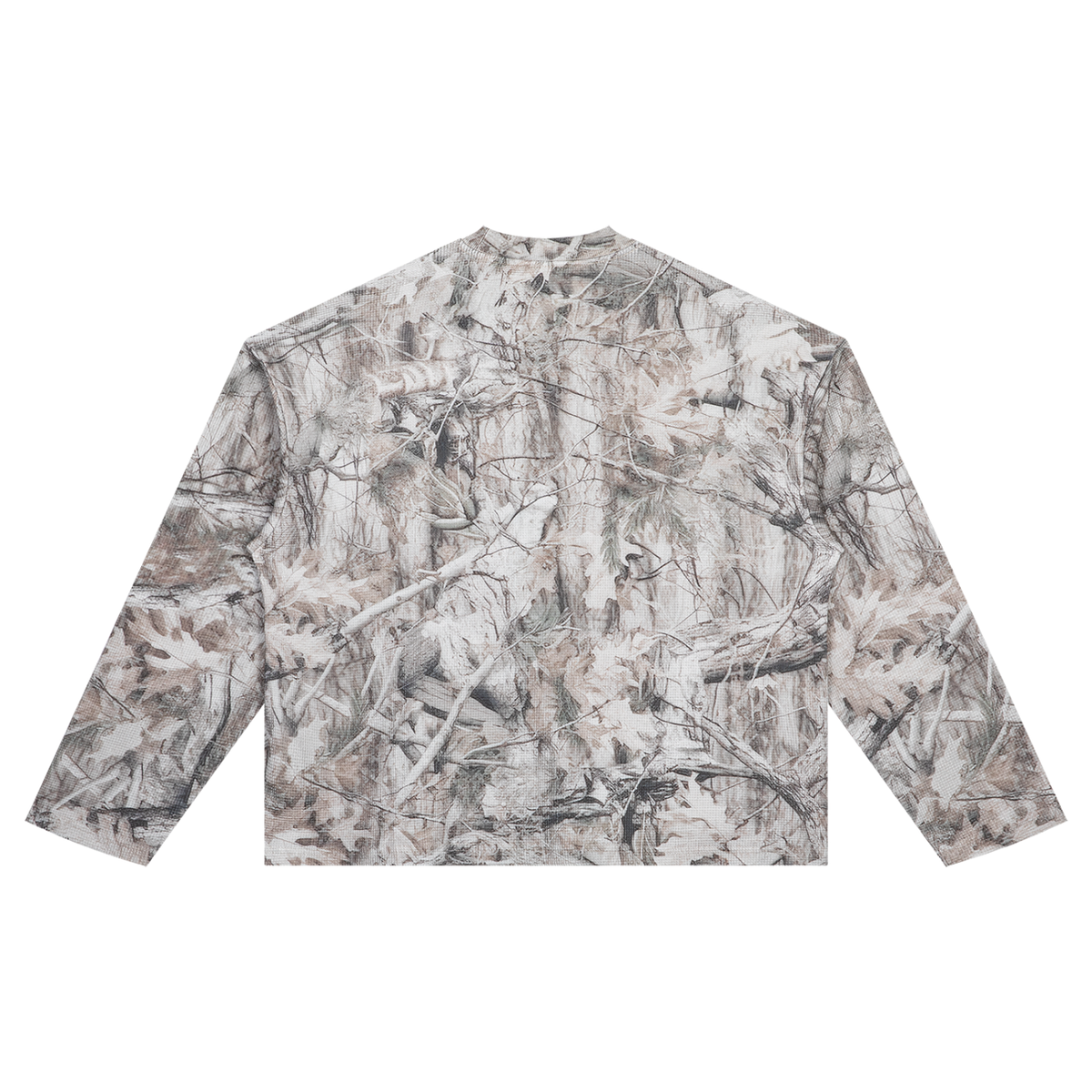 STILL. Unisex Tree Camo Waffle Long Sleeve T-Shirt, additional view