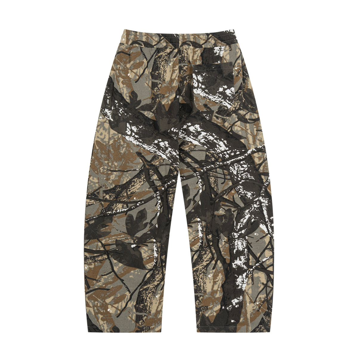 STILL. Unisex Tree Camo Barrel Leg Pants, additional view