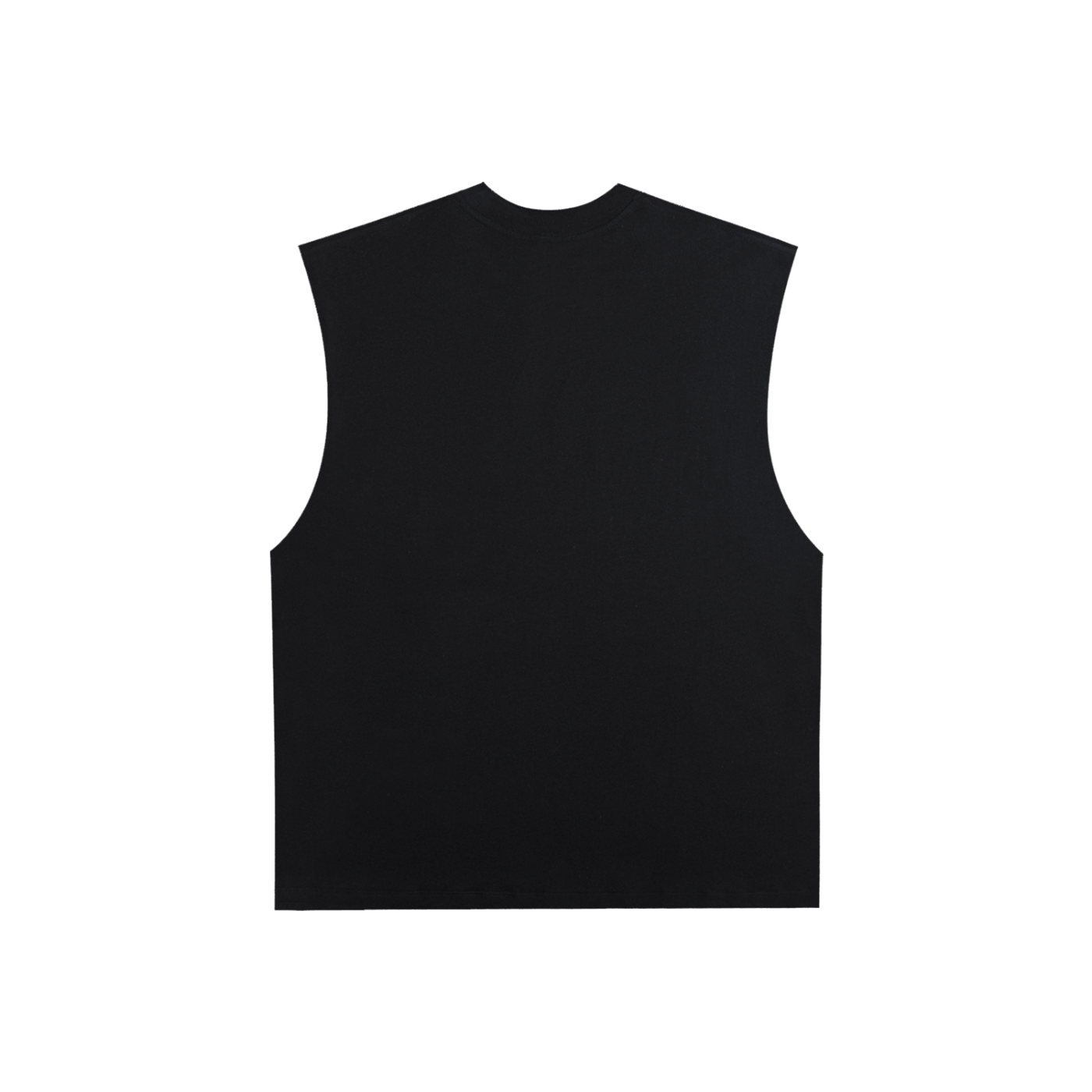 STILL. Raw Edge Cotton Tank Top — longline cotton tank with frayed raw edges