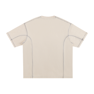 Streetwear Contrast-Stitched Cotton T-Shirt image 5