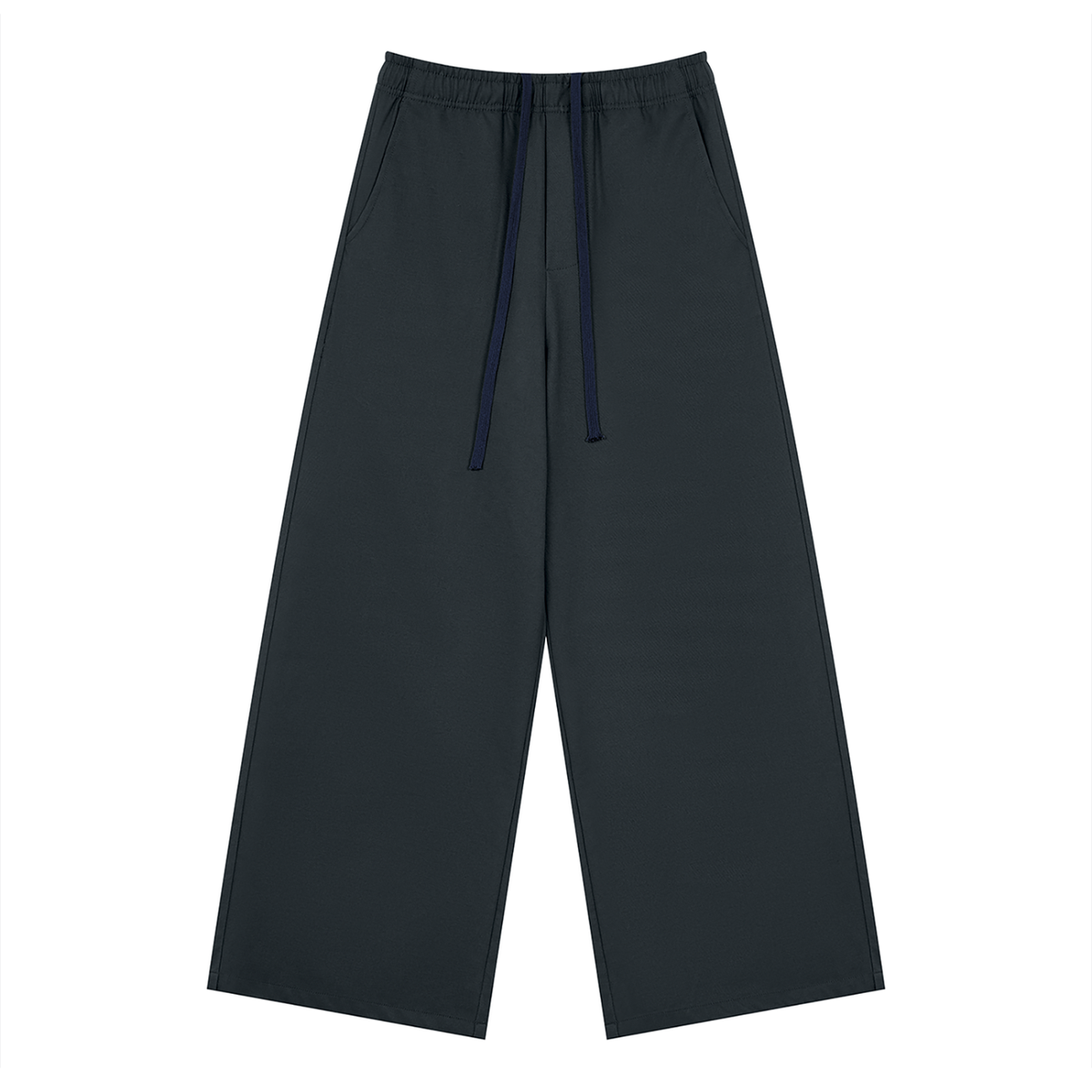 STILL. Men's Loose Straight Leg Pants in Black