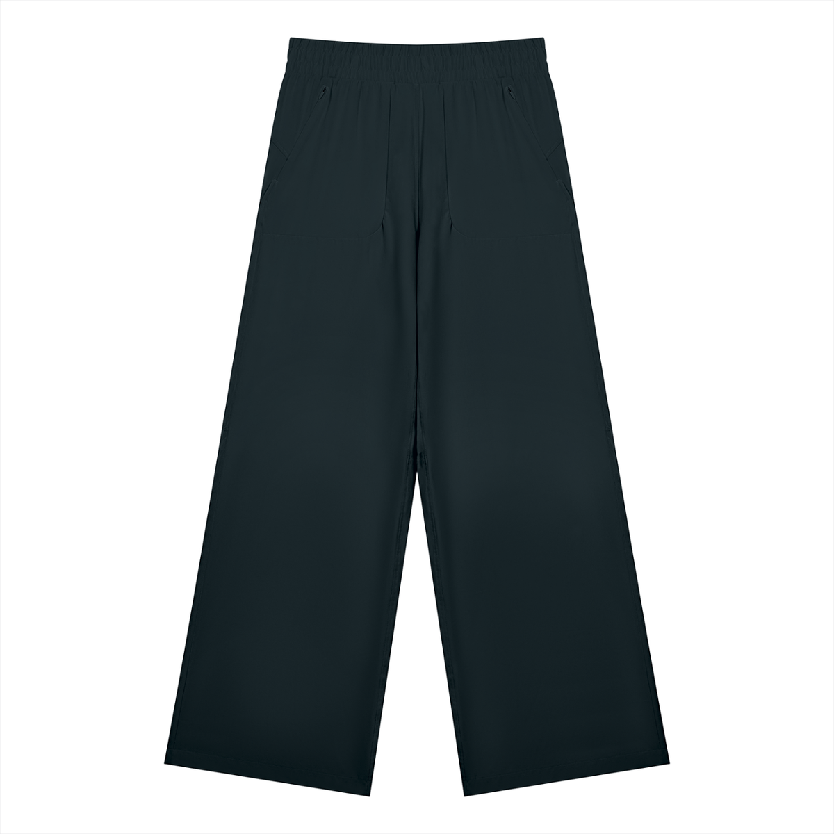 STILL. Women's High Waisted Wide Leg Yoga Pants in Black