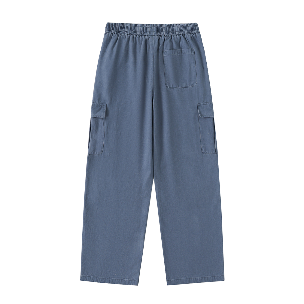 Still. Drawstring Waist Straight Leg Cargo Pants