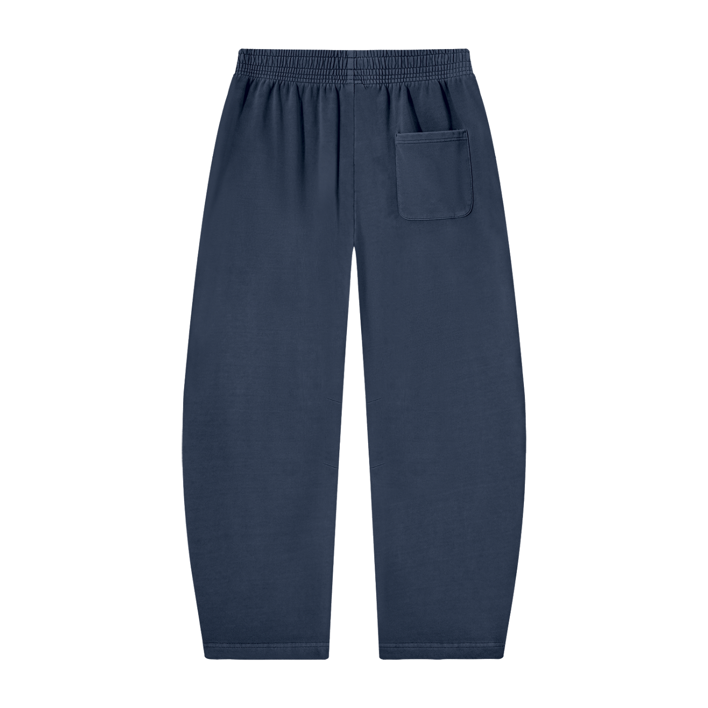 STILL. Vintage Wash Barrel Leg Sweatpants — washed cotton barrel leg sweatpants