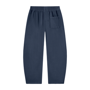 STILL. Vintage Wash Barrel Leg Sweatpants — washed cotton barrel leg sweatpants