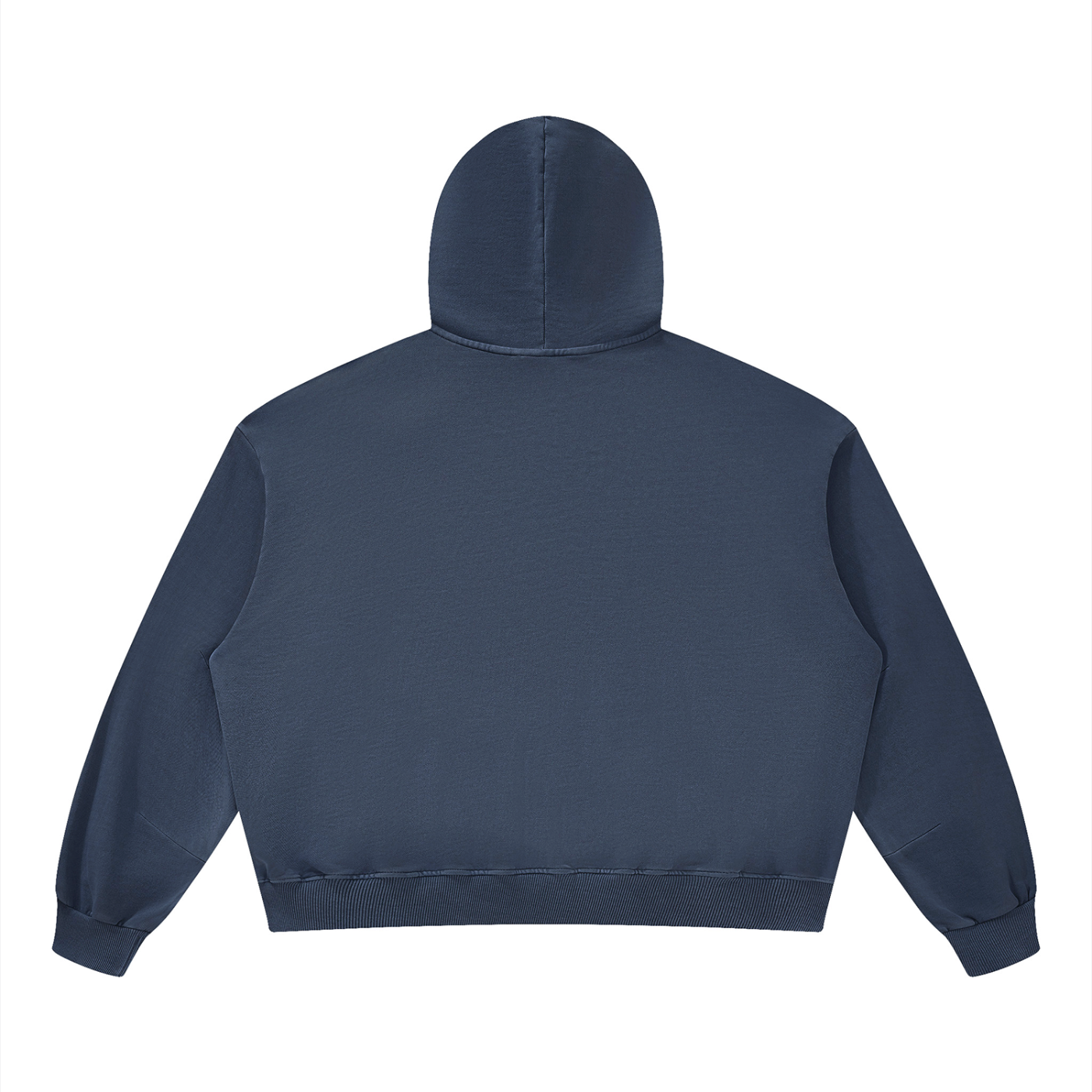 STILL. Boxy Vintage Wash Hoodie — garment-washed cotton hoodie
