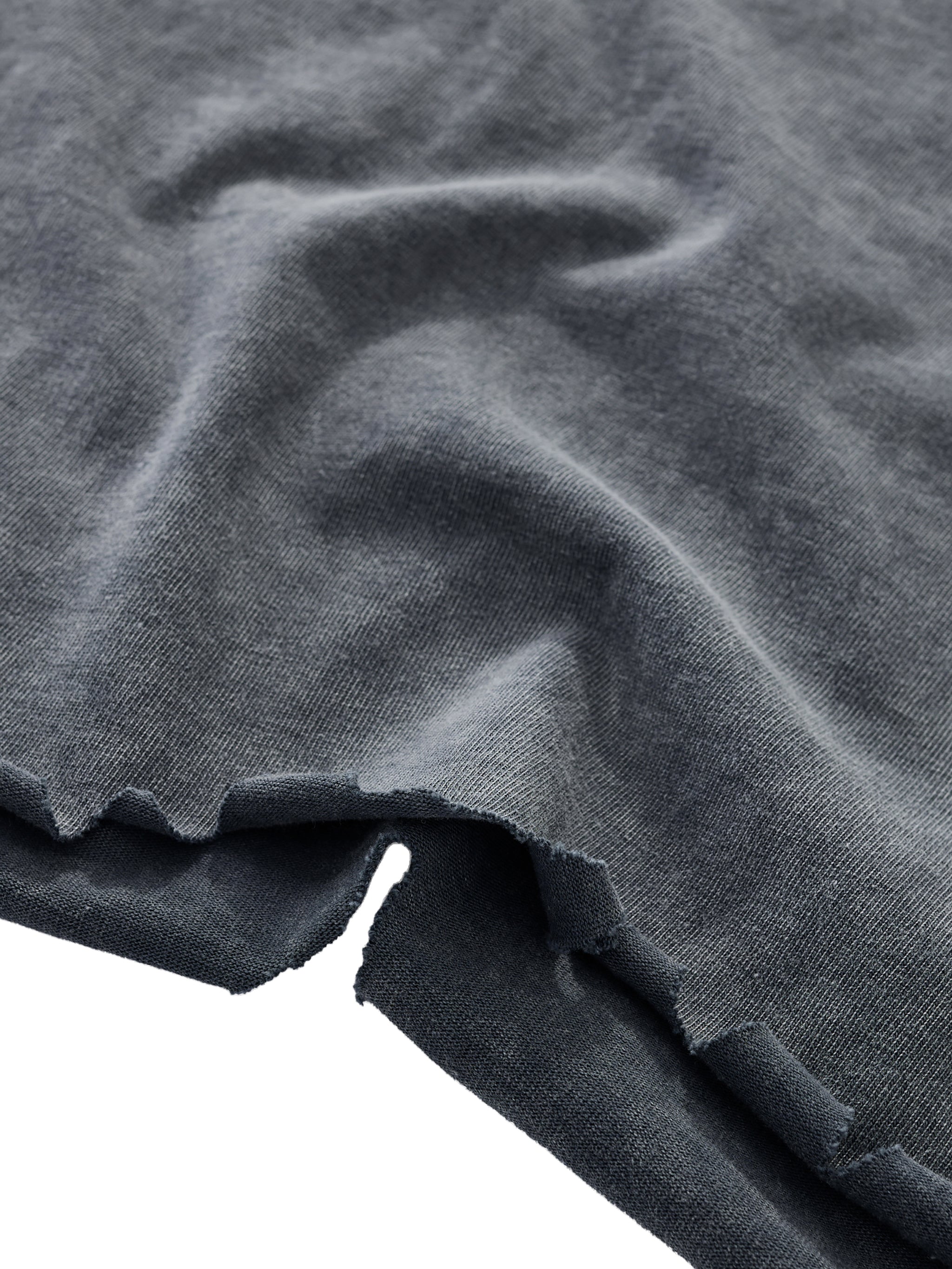 Snow Wash Raw-Hem Boxy T-shirt image 2