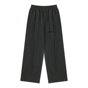 STILL. Striped Pleated Pants — lightweight striped trousers