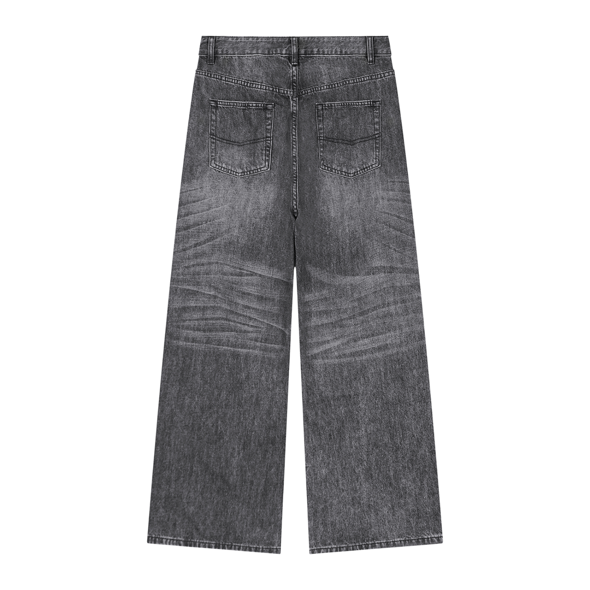 STILL. Men's Pleated Wide Leg Jeans, additional view