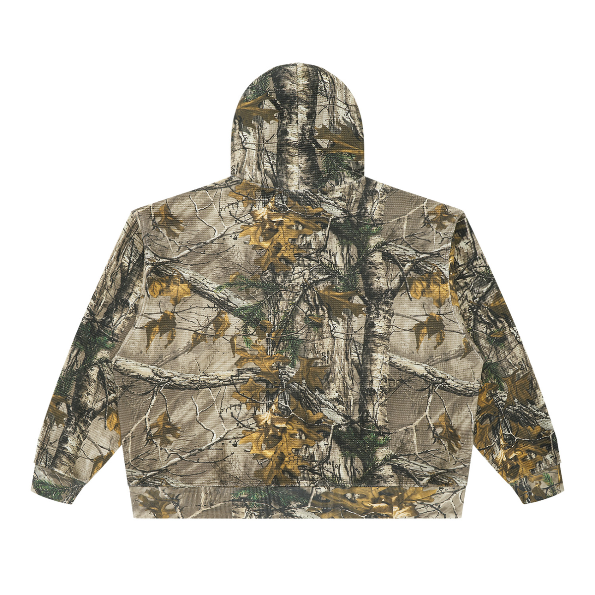 STILL. Unisex Waffle Tree Camo Boxy Hoodie, additional view