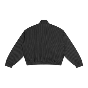 STILL. Striped Zip Track Jacket — lightweight striped track jacket
